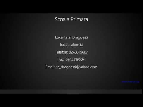 Scoala Primara Dragoesti
