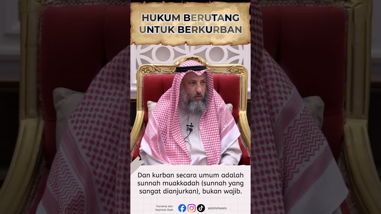 HUKUM BERUTANG UNTUK BERKURBAN