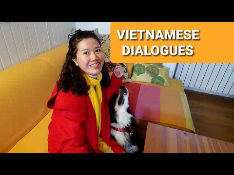 Learn Vietnamese dialogues. Daily life conversations. Go shopping. pick up sb. ask for direction