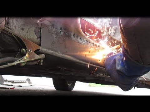 Rocker Panel Rust Repair on Ford Taurus