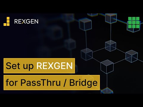 Set up REXGEN as a PassThru / Bridge device