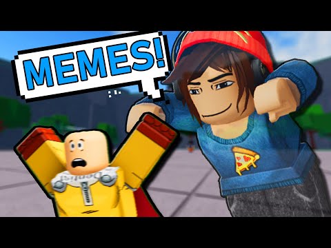 TROLLING with The INVISIBLE GLITCH in Roblox The Strongest Battlegrounds (MEMES)