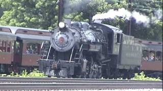 preview picture of video 'Strasburg Steam Engine Switches Ends'
