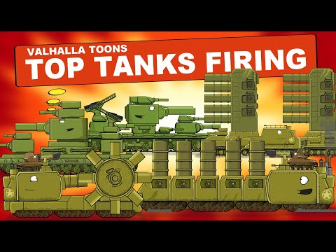 "Valhalla Toons tanks firing new version" Cartoons about tanks