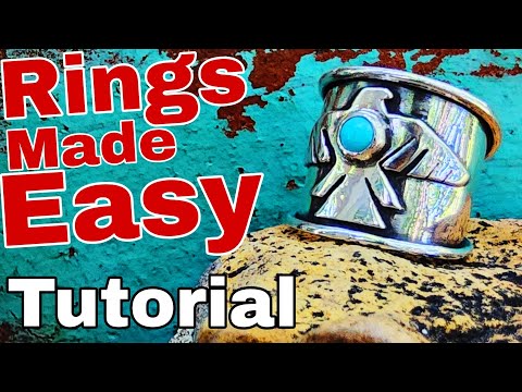 Ep.93) Making Rings Easy | Step by Step | #jewelrytutorial