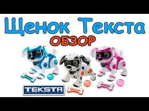 Обзор на игрушку - Щенок Текста (Teksta Robotic Puppy)