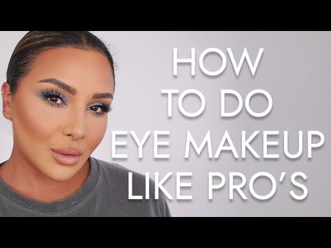 HOW TO DO A PRO EYE MAKEUP LOOK | NINA UBHI