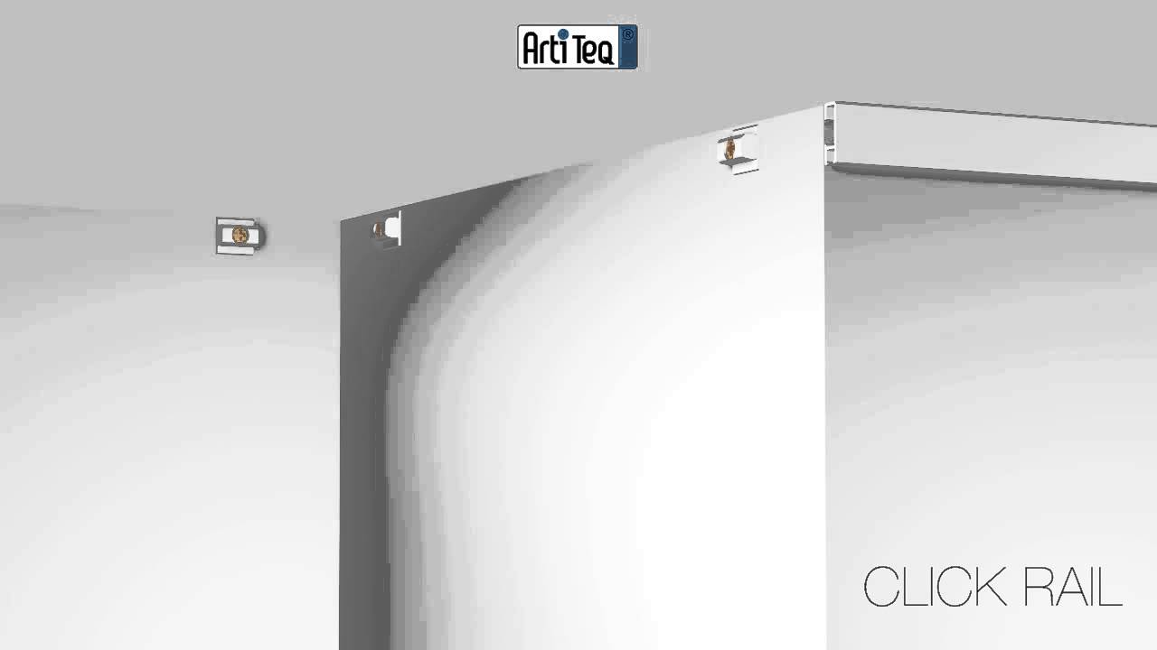 Installation Cimaise Click Rail