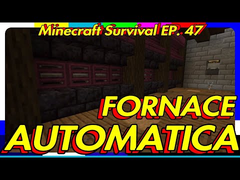 DOPPIA FORNACE AUTOMATICA SUPER EFFICIENTE | MINECRAFT SURVIVAL ITA EP. 47 | MCPE Bedrock PS4 ITA