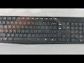 Belaidis klaviatūros ir pelės rinkinys Logitech MK235, RU išdėstymas