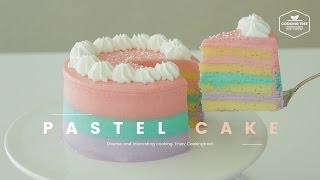 파스텔 케이크 만들기, 버터크림 케이크 : Pastel cake Recipe, Butter cream cake : パステルケーキ -Cookingtree쿠킹트리