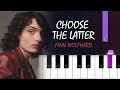 Finn Wolfhard Choose The Latter Piano Tutorial