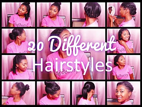 20 HAIRSTYLES for Straight Dirty Relaxed Hair! Video