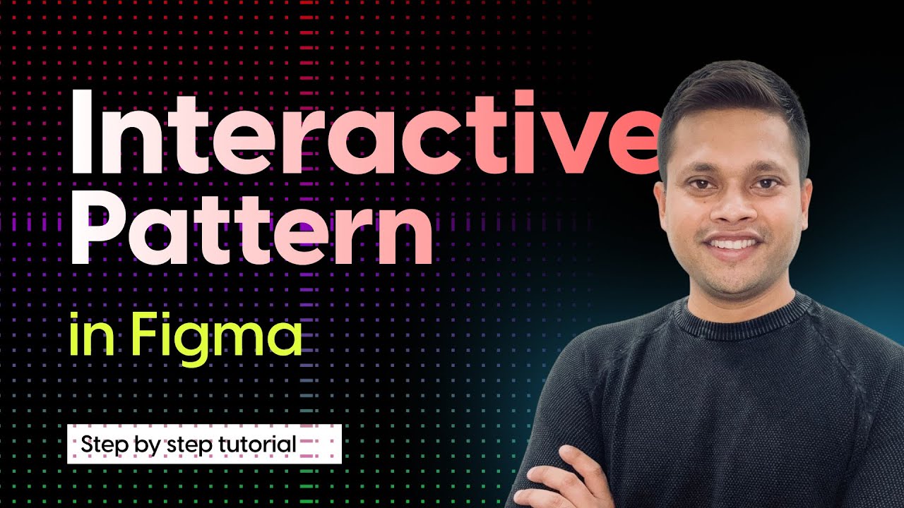 Design Interactive pattern in #figma | Advance visual design