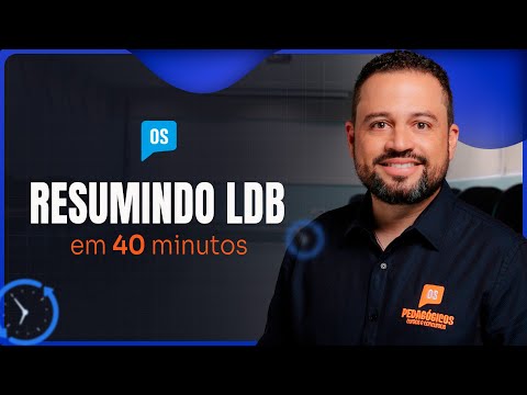 Summarizing the LDB (Brazilian Law of Education) in 40 minutes with Professor Carlinhos Costa