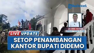 Aktivitas Tambang Disetop 2 Pekan, Penambang Pasir Marah Geruduk Kantor Dinas DPMPTSP Taliabu