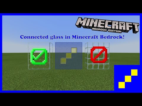 TheAlienDoctor - The BEST connected glass addon in Minecraft Bedrock Edition! | MCBE Addon showcase ep 2