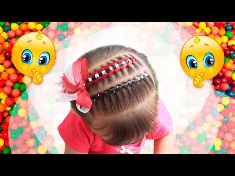 Penteado Infantil De Ligas E Tranças Com Amarração Coque Ou Penteado Infantil De Ligas E Tranças Com Amarração Coque Ou
