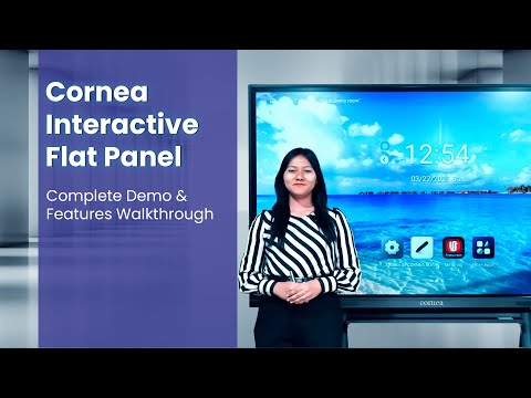 Cornea Interactive Flat Panel | Complete Demo & Features Walkthrough 🚀