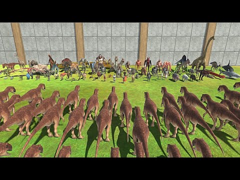 ALLOSAURUS VS EVERY FACTION with almost same price - Animal Revolt Battle Simulator