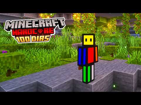 Sobreviví 100 Días en un Mundo de CUEVAS en Minecraft Hardcore