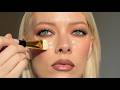 Bronze Sparkling Eye Makeup Tutorial Elena Rachitskaya