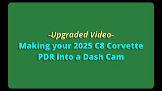 Updated Dash Cam C8 Setup 2025