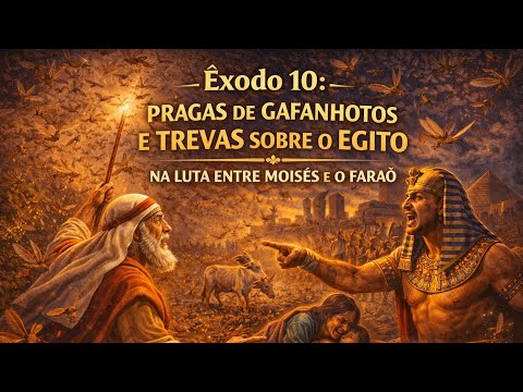 PRAGAS DE GAFANHOTOS E TREVAS SOBRE O EGITO