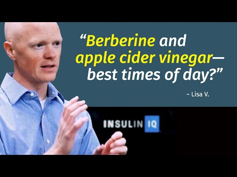 Are there “best times” to take berberine and apple cider vinegar?
