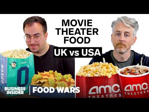 US vs UK Movie Theater Food (AMC vs Odeon) | Food Wars | Insider Food