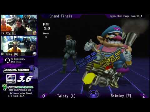 SG at GU 16.4 GF - Twisty (Wario) [L] vs Brimley (Snake)