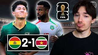 Bolivia's Dream Continues & Suriname Still Can't Win Big Games | Bolivia 2 Suriname 1 Reaction