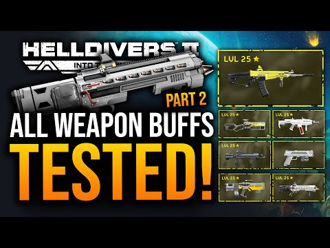 Helldivers 2 - I Tested All Weapon Buffs After Patch!