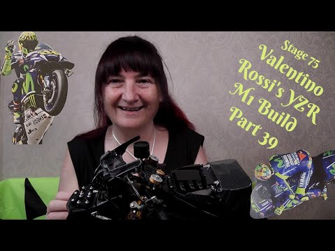 The Build of Valentino Rossi's YZR M1 Motorcycle Model Part 39 Stage 75