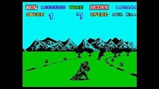 Enduro Racer Comparison - ZX Spectrum - Commodore 64 - Amstrad CPC 464