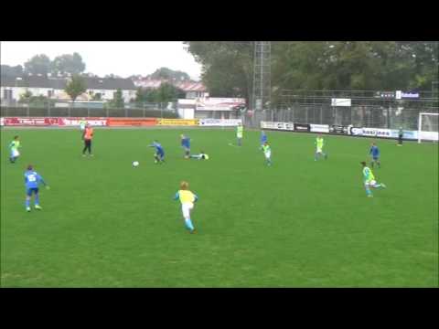 De 1-0 bij JVOZ O13-2 - RKDVC O13-1