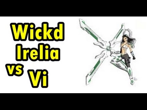 LOL Pro - Wickd Irelia vs Vi - Korea SoloQ - Highlights