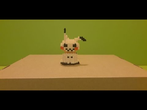 NBPM_052 Mimikyu Pokemon Nanoblock Unbox and Build