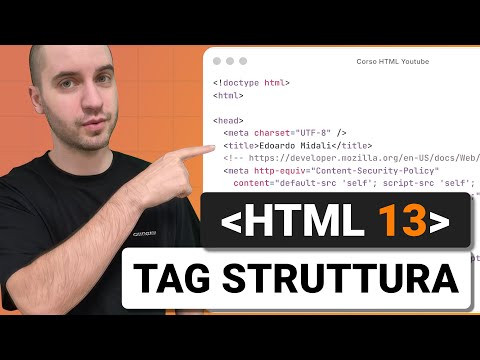 Semantic Tags for Structure - HTML Course Lesson 13