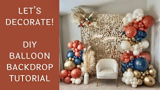 Balloon Backdrop Idea For Fall Events | DIY Tutorial