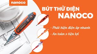Bút thử điện Nanoco - nhựa ABS bền bỉ, nhỏ gọn cài túi tiện lợi