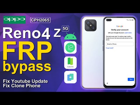 Oppo Reno 4 Z 5G (CPH2065) Bypass FRP Android 12 Without PC Easy Trick