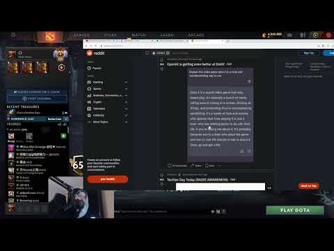 Based Open AI Explaining Dota 2 in a Rude and Condescending Way