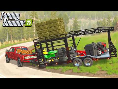 STEALING ENTIRE LANDSCAPE BUSINESS! | FARMING SIMULATOR 25
