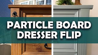 How to Prep and Paint a Dresser Made with Particle Board || Extreme Dresser Makeover