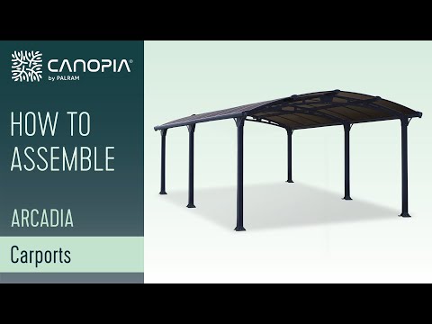 Carport Canopia by Palram Arcadia I Metall 3,6x4,5 m
