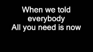 Duran Duran - All You Need is Now (With Lyrics)