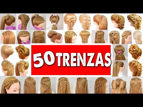 50 Peinados Faciles y Rapidos con Trenzas para este 2018 de Fiestas - Niñas - Graduacion