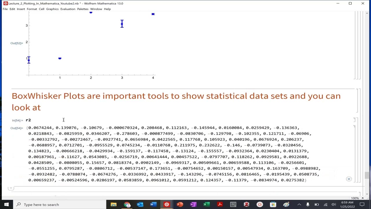 Mathematica Error Bar Plots in Mathematica