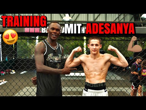 Training with UFC Champion Israel Adesanya 🏆🌏